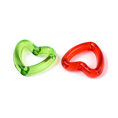 Transparent Acrylic Bead Frames X-TACR-T015-017-1