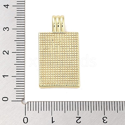 Real 18K Gold Plated Rack Plating Brass Enamel Pendants KK-M293-43G-01-1
