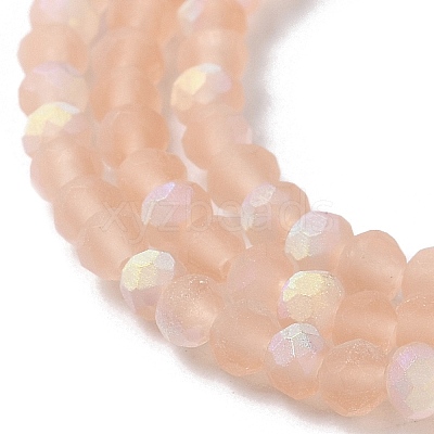 Imitation Jade Glass Beads Strands EGLA-A034-T2mm-MB21-1