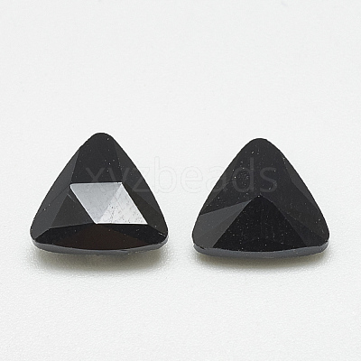 Pointed Back Glass Rhinestone Cabochons RGLA-T087-12mm-02-1