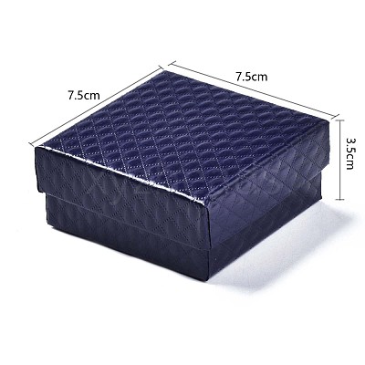 Square Cardboard Jewelry Boxes CBOX-N012-34A-1