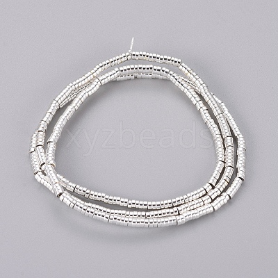 Electroplated Non-magnetic Synthetic Hematite Beads Strands G-G826-09S-2mm-1