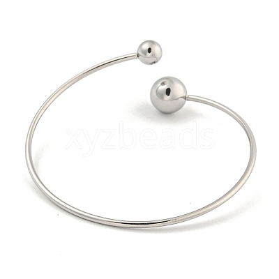Non-Tarnish 304 Stainless Steel Cuff Bangles BJEW-P331-15P-1