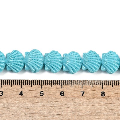 Synthetic Coral Dyed Carved Beads Strands CORA-K009-05A-08-1