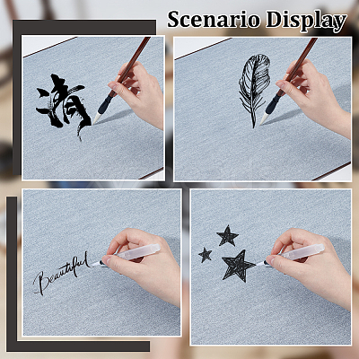1Pc Chinese Calligraphy Practice Scrolls AJEW-OC0016-32-1