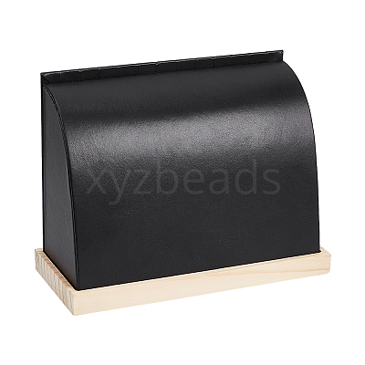 PU Imitation Leather Necklace Stands NDIS-WH0006-19C-1