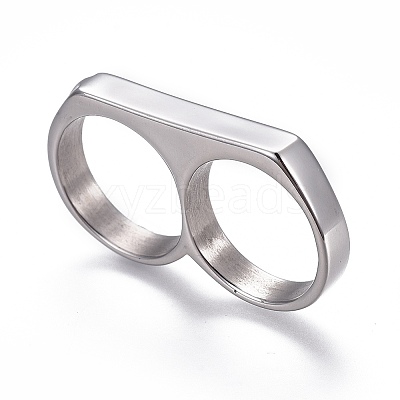 Tarnish Resistant 304 Stainless Steel Finger Rings RJEW-O032-13P-20.5mm-1