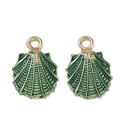 Spray Painted Alloy Pendants AL-CBAE84A-08B-1