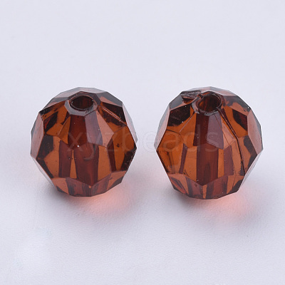 Transparent Acrylic Beads TACR-Q257-8mm-V60-1