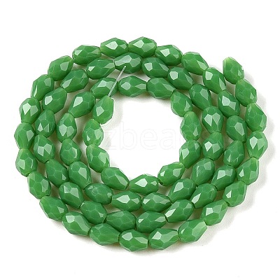 Opaque Solid Color Beads Strands EGLA-N013-P6mm-D04-1