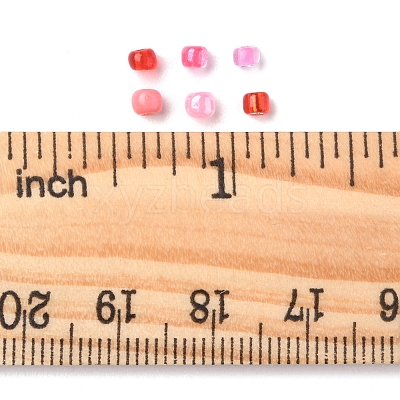 1404Pcs 6 Style 8/0 Glass Seed Round Beads SEED-FS0001-05-1
