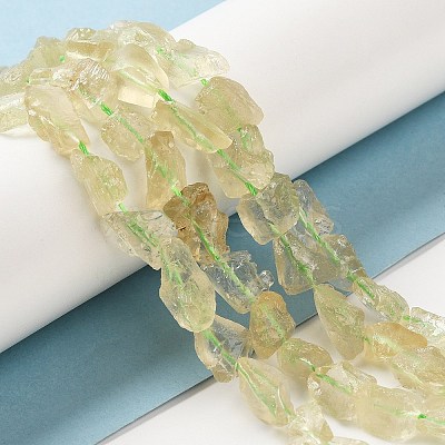 Raw Rough Natural Topaz Crystal Beads Strands G-I283-G05-01-1