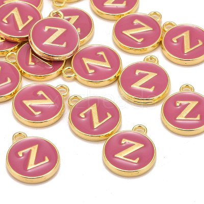 Golden Plated Alloy Enamel Charms ENAM-S118-08Z-1