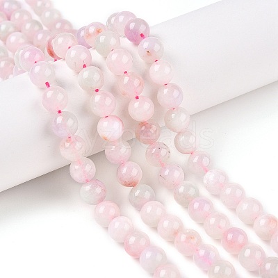 Dyed Natural White Jade Beads Strands G-T138-8mm-210-1-1