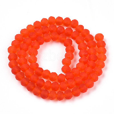 Transparent Glass Beads Strands X-EGLA-A034-T6mm-MD03-1