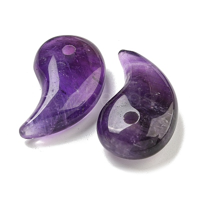 Natural Amethyst Pendants G-K338-23C-1