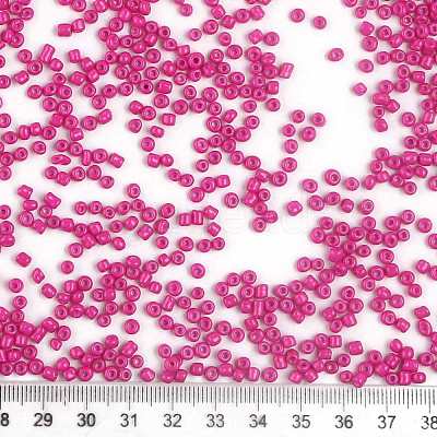 Baking Paint Glass Seed Beads SEED-US0003-3mm-K24-1