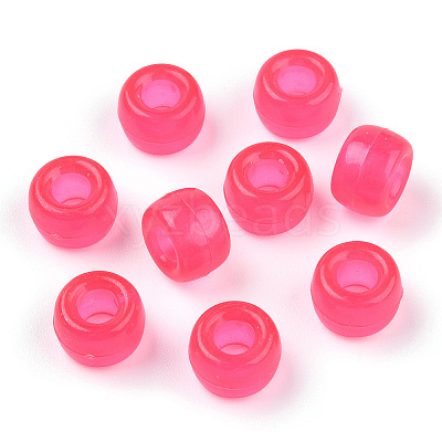 Transparent & Luminous Plastic Beads KY-T025-01-H05-1
