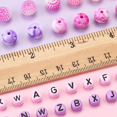 244Pcs Imitation Acrylic Beads Kits OACR-FS0004-07B-1