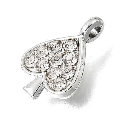 UV Plating Alloy Crystal Rhinestone Pendants RB-CBAD37D-04P-1