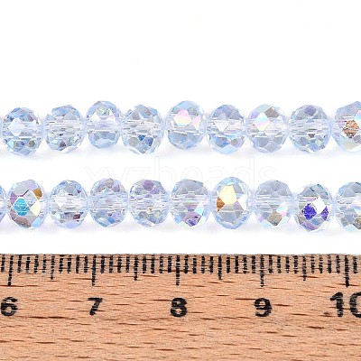 Transparent Glass Beads Strands X-EGLA-N016-6mm-02-1