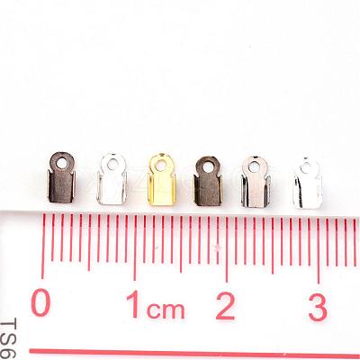 1 Box 1380PCS 6 Colors Iron Folding Crimp Ends IFIN-JP0008-01-1
