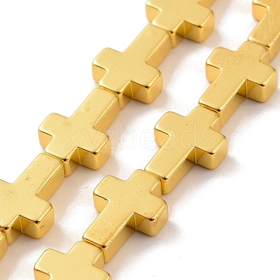 Electroplated Non-magnetic Synthetic Hematite Beads Strands G-C006-08G-1