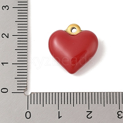304 Stainless Steel Enamel Pendants LS-STAS-M071-02G-1