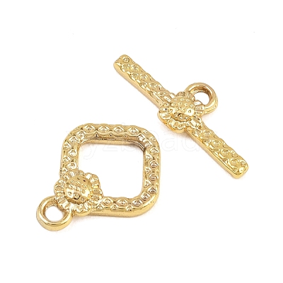 Brass Toggle Clasps KK-G548-34D-G-1