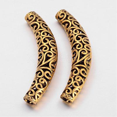 Tibetan Style Alloy Hollow Beads GLF10634Y-NF-1