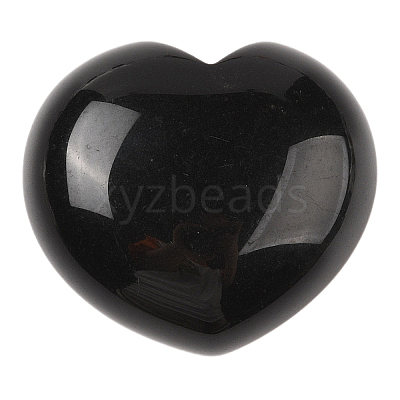 Natural Obsidian Thumb Massage Stone G-I367-06E-1