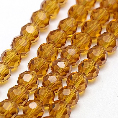 Glass Beads Strands EGLA-J042-6mm-04-1