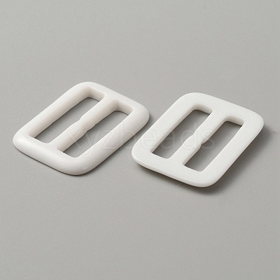 Rectangle Resin Buckle Clasps FIND-WH0129-33C-1