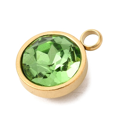 Birthstone Theme August 304 Stainless Steel Pendants STAS-K239-01G-A08-1