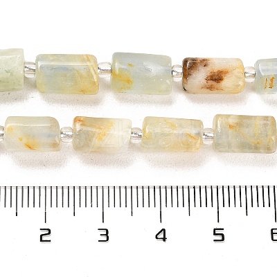Natural Blue Calcite Beads Strands G-G068-A28-01-1