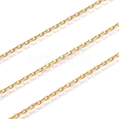 3.28 Feet Ion Plating(IP) 304 Stainless Steel Cable Chains X-CHS-H009-02G-1