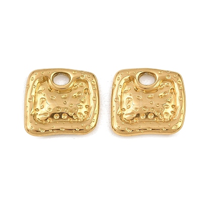 304 Stainless Steel Charms SA-CBAC381-02G-1