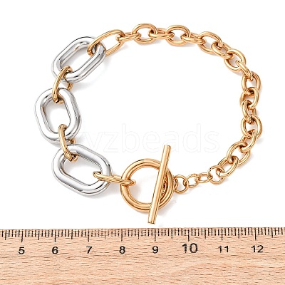201 Stainless Steel Chain Bracelets LS-BJEW-P378-01B-A-1
