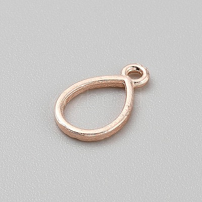Alloy Open Back Bezel Pendants FIND-WH0152-473I-RG-1