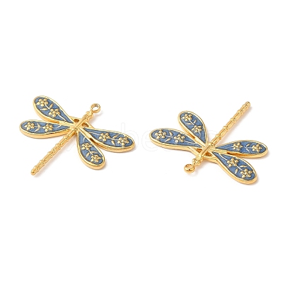 304 Stainless Steel Enamel Pendants X-STAS-K256-06G-01-1