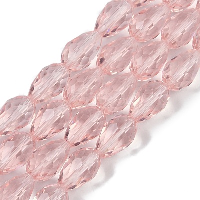 Transparent Glass Beads Strands EGLA-N013-T6mm-D18-1