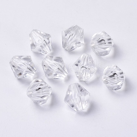 Transparent Acrylic Beads X-DBB10MM01-1