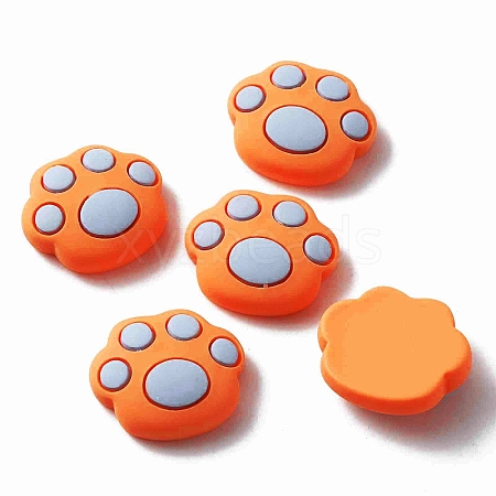 Opaque Resin Cabochons LS-RESI-WH0035-17D-1