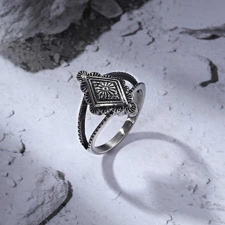 304 Stainless Steel Finger Rings FS-WGD5814-06-1