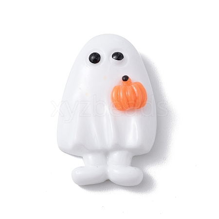 Halloween Theme Opaque Resin Cabochons LS-RESI-E035-01V-1