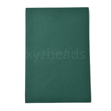 Lichee Pattern Double-Faced Imitation Leather Fabric DIY-WH0171-45C-1