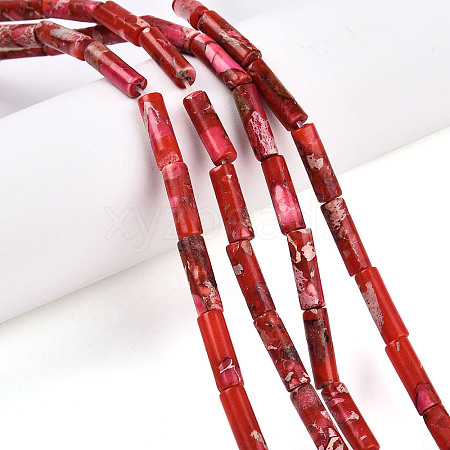Synthetic Imperial Jasper Beads Strands X-G-S322-002C-1-1
