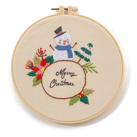 Christmas Pattern DIY Embroidery Kit PW-WG39670-04-1