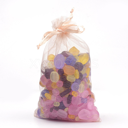 Organza Gift Bags with Drawstring OP-R016-17x23cm-23-1