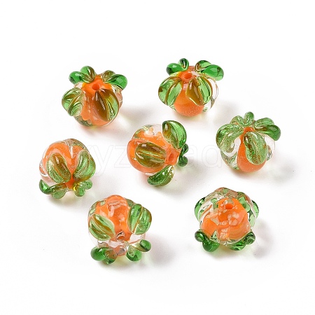Handmade Lampwork Fruit Beads LAMP-C004-06A-1